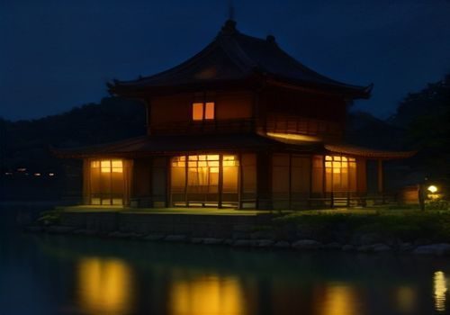 城市夜景中男女主角剪影对峙，氛围紧张充满张力，霓虹灯光晕染